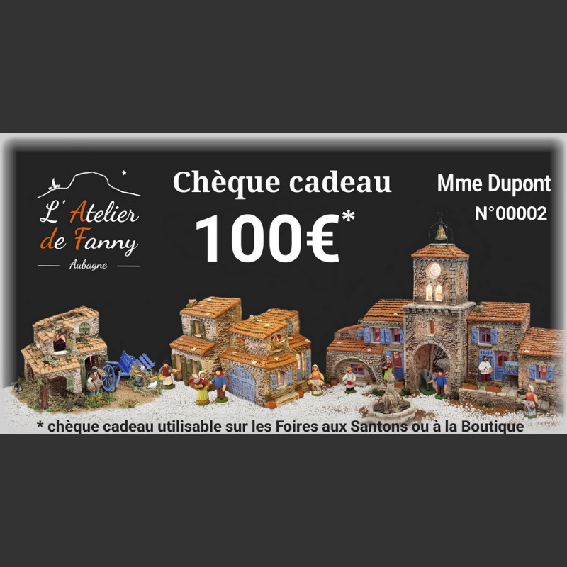 Chèque cadeau 100€