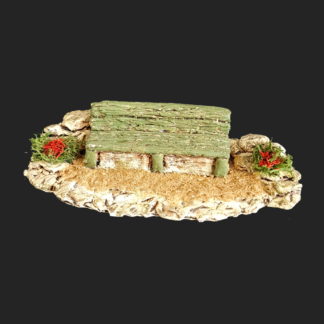 banc vert – atelier de Fanny – Aubagne -provence – santon de provence -santon – décors de provence – décors de crèche – crèches de Provence- accessoire de Provence -artisan – made in france – france