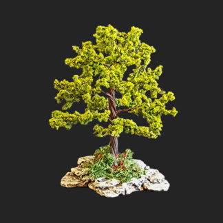 arbre 12 cm vert clair –  Aubagne -provence – santon de provence -santon – décors de provence – décors de crèche – crèches de Provence- accessoire de Provence -artisan – made in france – france
