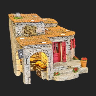 La Maison du Cassoulet – atelier de fanny – décors de crèche – aubagne – santons 7 cm