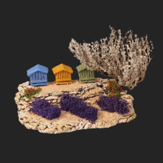 Ruches de Provence- atelier de fanny – décors de crèche – aubagne – santons 7 cm