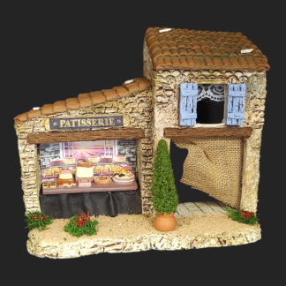 la pâtisserie de valensole- décors de crèche – aubagne – santons 7 cm