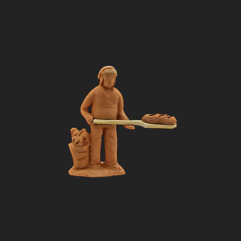 santon – santon 7cm – santon de provence – décors de crèche – santon aubagne – atelier de fanny – artisanat – made in france – santon boulanger 7cm