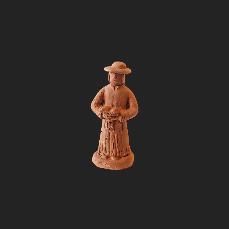 santon – santon 7cm – santon de provence – décors de crèche – santon aubagne – atelier de fanny – artisanat – made in france – santon curé 7cm