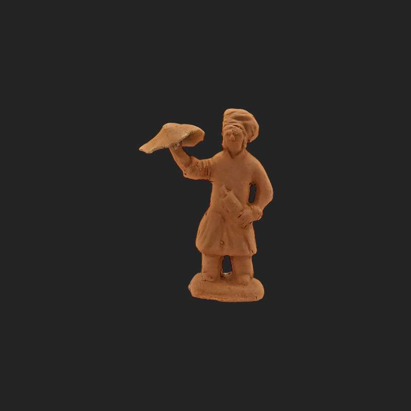 santon – santon 7cm – santon de provence – décors de crèche – santon aubagne – atelier de fanny – artisanat – made in france – santon pizzaiolo 7cm