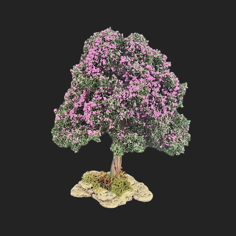 arbre bougainvillier – santons – Décors de Crèche – santons 7cm – atelier de fanny – Aubagne