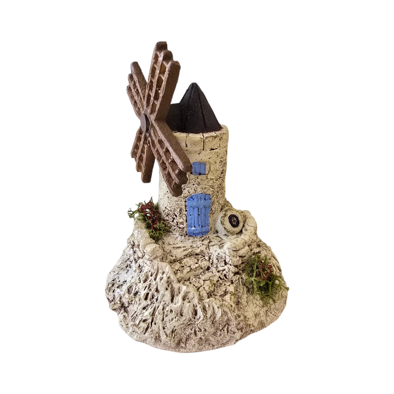 Mur de pierres TGM + abreuvoir - Décors de crèche de Provence - LADV