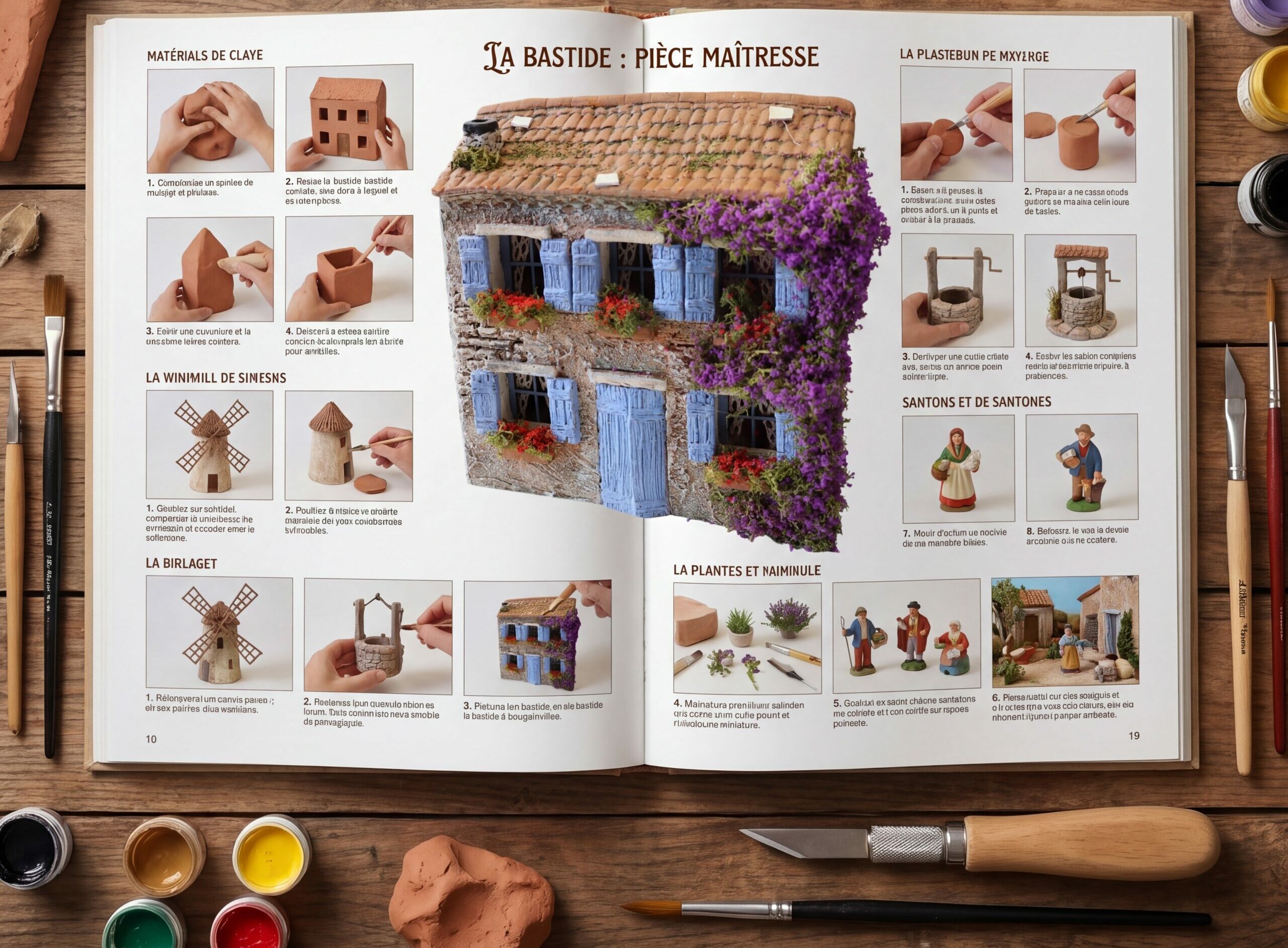 Décors de Provence pour Crèche : Guide Pratique pour Composer un Village Provençal Authentique